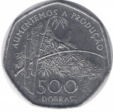 Sao Tome &amp; Principe 500 Dobras 1997 - (FAO) 23mm, V18, KM-89 UNC !!!, Africa