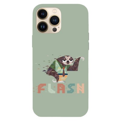 Husa compatibila cu Apple iPhone 12 Pro Max, Viceversa, model Flash Zootopia , Silicon, TPU foto