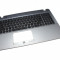 Tastatura Laptop Asus Vivobook F541N Neagra Layout UK-US Cu Palmrest Argintiu Fara Iluminare