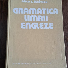 GRAMATICA LIMBII ENGLEZE - ALICE L. BADESCU