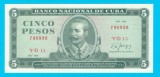 Bancnotă Cuba (pick 103) 5 Pesos 1987 UNC serie: 7909..