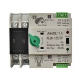 Comutator automat de transfer, ATS 125-2P - 125A, pentru sistem fotovoltaic