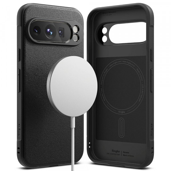 Husa MagSafe pentru Google Pixel 9 Pro, Ringke, Onyx, Neagra