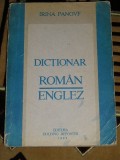 Myh 36s - Irina Panovf - Dictionar roman - englez - ed 1992