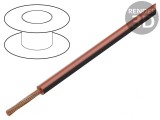 Cablu Electric FLRY-B 0,75mm2 PVC Roşu-Negru 60V Clasa 5