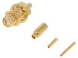 Conector SMA Femelă Drept RG178 Montare Panou