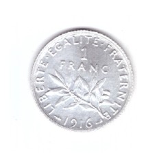 Moneda Franta 1 franc 1916, stare excelenta, curata