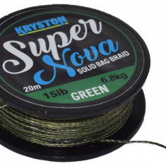 Fir textil Super Nova Solid Bag Supple Verde/15 lbs./20 M - Kryston