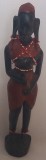 Statueta din lemn, triburile Masai, femeie Africa