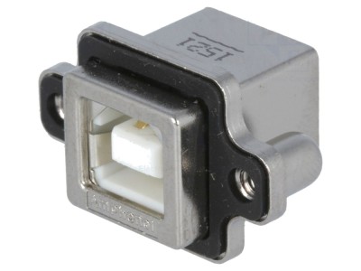 Conector USB B IP67 THT panou foto