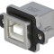 Conector USB B IP67 THT panou