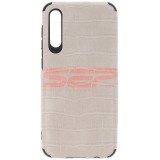 Husa Samsung Galaxy A50, TPU, Piele Crocodil, Gri