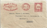 NI659 Marcus &amp; Berlescu, birou de brevete de invenție din București, firmă evreiască, plic expediat din Anglia, 1939
