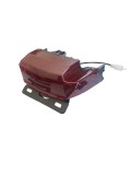 Lampa stop spate LED pentru moped electric scuter electric 12V cu suport numar frana semnalizare Citycoco Chopper