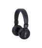 Casti Bluetooth Trevi DJ 1230, Microfon, Negre, Wireless, Head-band, Pliabile, Autonomie 2h