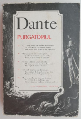 Purgatoriul Traducere George Buznea - Dante Aligheri foto