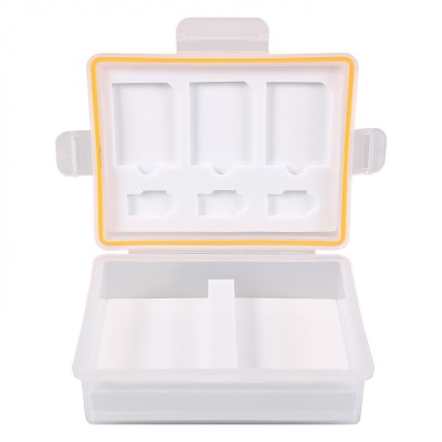 Hard case Patona pentru carduri SD micro SD si 2xAcumulatori LP-E6 NP-FZ100 EN-EL15-1906 foto