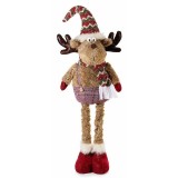 Figurina Ren Baietel textil multicolor 28x22x83 cm
