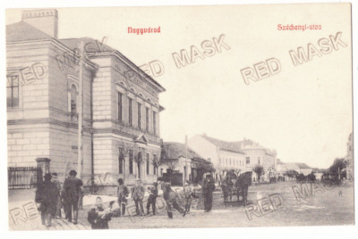 1845 - ORADEA, Market, Romania - old postcard - unused foto