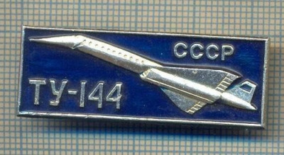 Y 657 INSIGNA -AVIATIE - TU -144 -CCCP -URSS-PENTRU COLECTIONARI foto