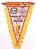 Fanion meci fotbal ITALIA-POLONIA (semifinala Campionatul Mondial Spania`82)