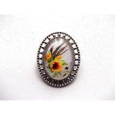 brosa sticla model floral 45640