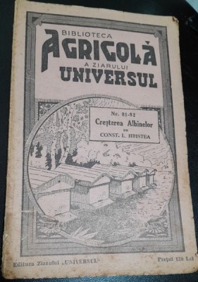 Cresterea albinelor - Const.L. Hristea foto