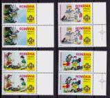 RO 2005 ,LP 1686 , &quot;Cercetasii Romaniei &quot; serie in pereche verticala ,MNH, Natura, Nestampilat