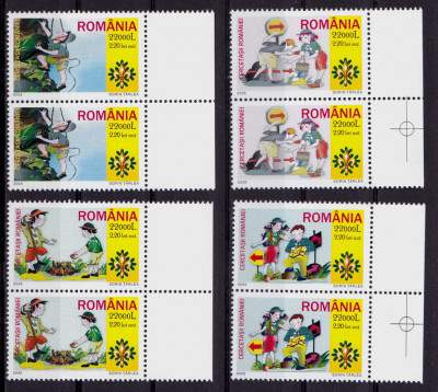 RO 2005 ,LP 1686 , &amp;quot;Cercetasii Romaniei &amp;quot; serie in pereche verticala ,MNH foto