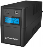 UPS line interactiv 850VA/480W, iesire 2xShuko, baterie 12V/9Ah Powerwalker