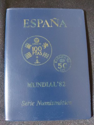 Seria completata monede - Spania 1980 - Cupa Mondială FIFA 1982 foto