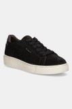 Gant sneakers din piele intoarsă Julice culoarea maro, 31533995