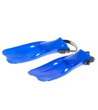 Labe de inot/ scufundari copii, marime 22.5-24.5 cm albastru
