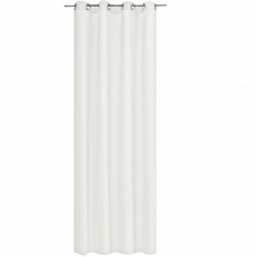 Draperie Elfie Opac cu inele Jemidi, 140 x 245 cm, Alb, Poliester, 55279.02.01