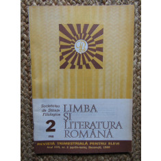 Limba și literatura rom&acirc;nă. Revistă trimestrială pentru elevi 1988