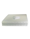 Set Saltea ortopedica, Terra Standard Spring Comfort 160x200x26cm, plasa arcuri Bonell, husa detasabila tricot, fermitate mediu spre tare, Saltsib plu