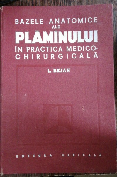 BAZELE ANATOMICE ALE PLAMANULUI - L.BEJAN