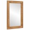 vidaXL Oglindă Maro deschis 57 x 70 x 3 cm Lemn masiv de mango 4018111