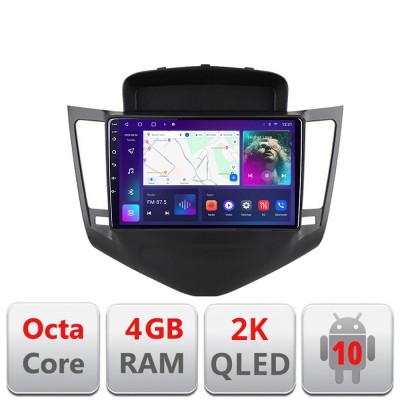 Navigatie Chevrolet Cruze 2009- C-045 Android Octa Core Ecran 2K QLED GPS 4G 4+32GB 360 KIT-045+EDT-E409-2K CarStore Technology foto