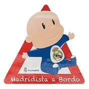 Autocolant Baby on board Real Madrid 1buc ManiaMall Cars foto