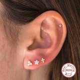 Cumpara ieftin Cercei Minimalisti din Argint 925 Placati cu Aur - Ear Stack Sparkle