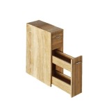 Cumpara ieftin Dulap 2 sertare mdf stejar sonoma Natali 20x45x61 cm