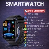 Cumpara ieftin SMARTECH SmartWatch cu Apel Bluetooth, Glucometru, Analiza Impedantei Bioelectrice, EKG, HRV, Temperatura Corporala, Ritm Cardiac, Nivel Oxigen, Tensi