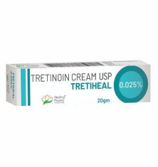 Crema Anti-Rid, Healing Pharma, TretiHeal, Anti-Acnee, Tretinoin 0.025%, 20gr