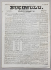 BUCIMULU - DIARIU POLITICU LITTERARIU SI COMMERCIALU , PROPRIETAR CEZAR BOLLIAC , ANUL II , NR. 208 , JOI , 19 / 31 MARTIE 1864 foto