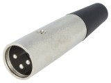 Mufă XLR 3 Pin Tată pe Cablu, Ninigi