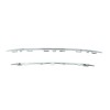 Ornament grila masca fata Peugeot 308, 10.2013-12.2017 Model Allure, parte montare centrala, complet, 57C20512, Aftermarket, Rapid