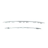 Ornament grila masca fata Peugeot 308, 10.2013-12.2017 Model Allure, parte montare centrala, complet, 57C20512, Aftermarket