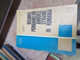 Regimul persoanelor juridice străine in Rom&acirc;nia vintage