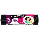 Saci menajeri Fortino 240l, 10buc/set, negri